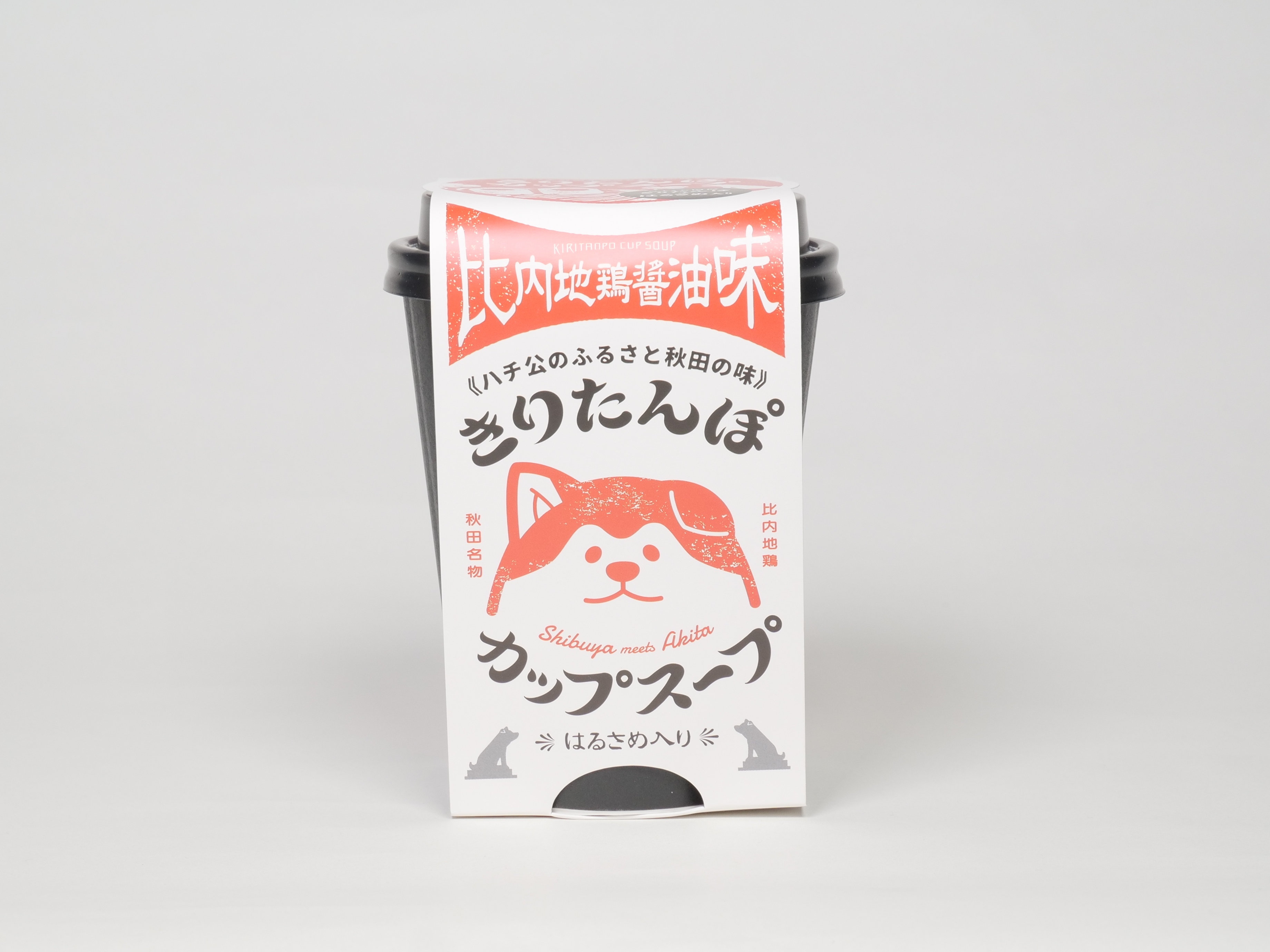 きりたんぽカップスープ醤油味