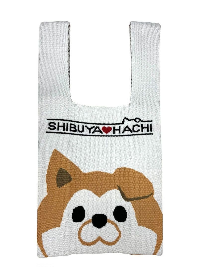 SHIBUYA LOVE HACHI〉LOVE HACHI KNIT BAG (HACHI) | ハチふる