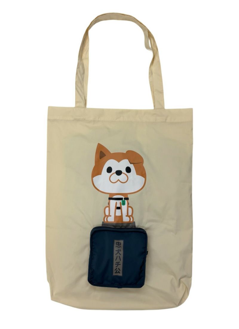 MIYAGI HIDETAKA エコバッグ　リバーシブル SHIBUYA LOVE HACHI〉LOVE HACHI PORTABLE BAG ラブハチ