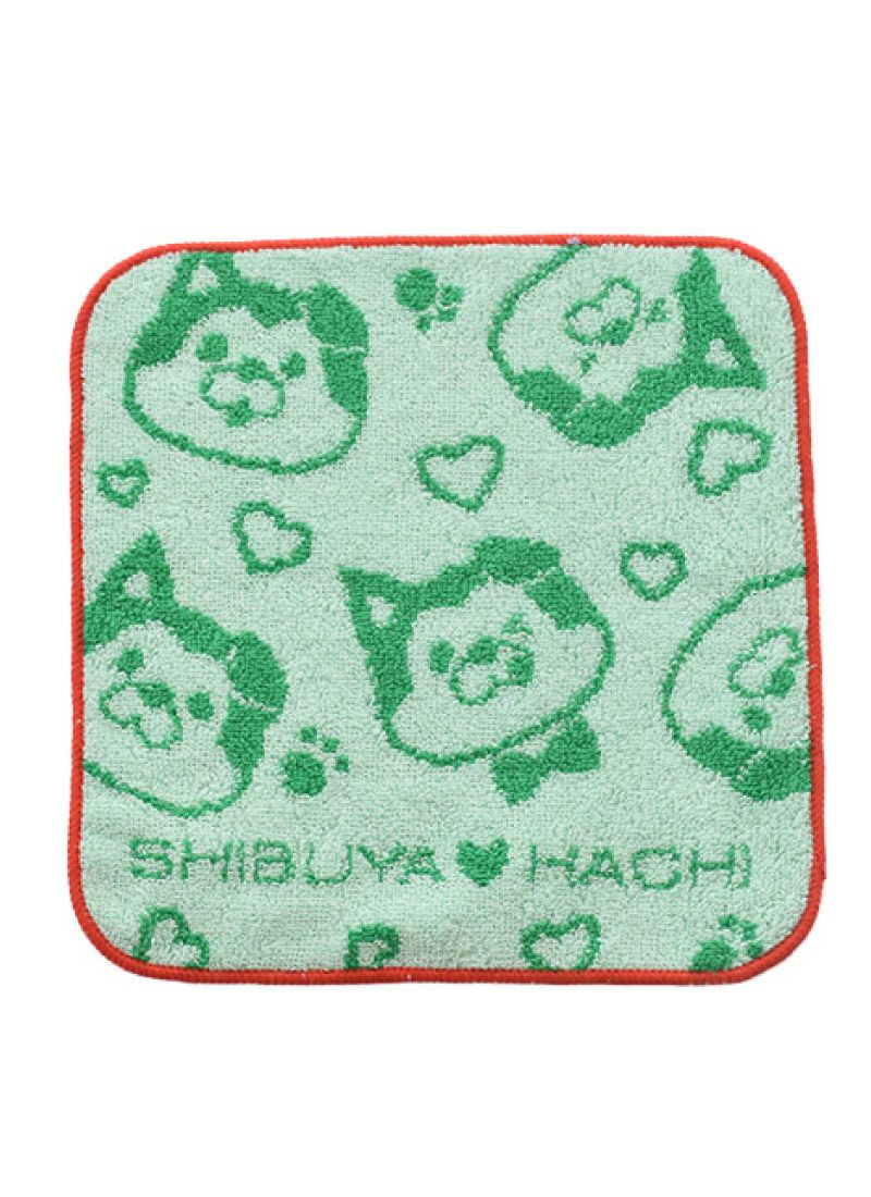 SHIBUYA LOVE HACHI〉SHIBUYA HACHI 2色違いタオルハンカチ